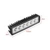 6inch 18W 6LED Work Light Bar Flood Spot Beam Offroad Car SUV Driving Work Lamp