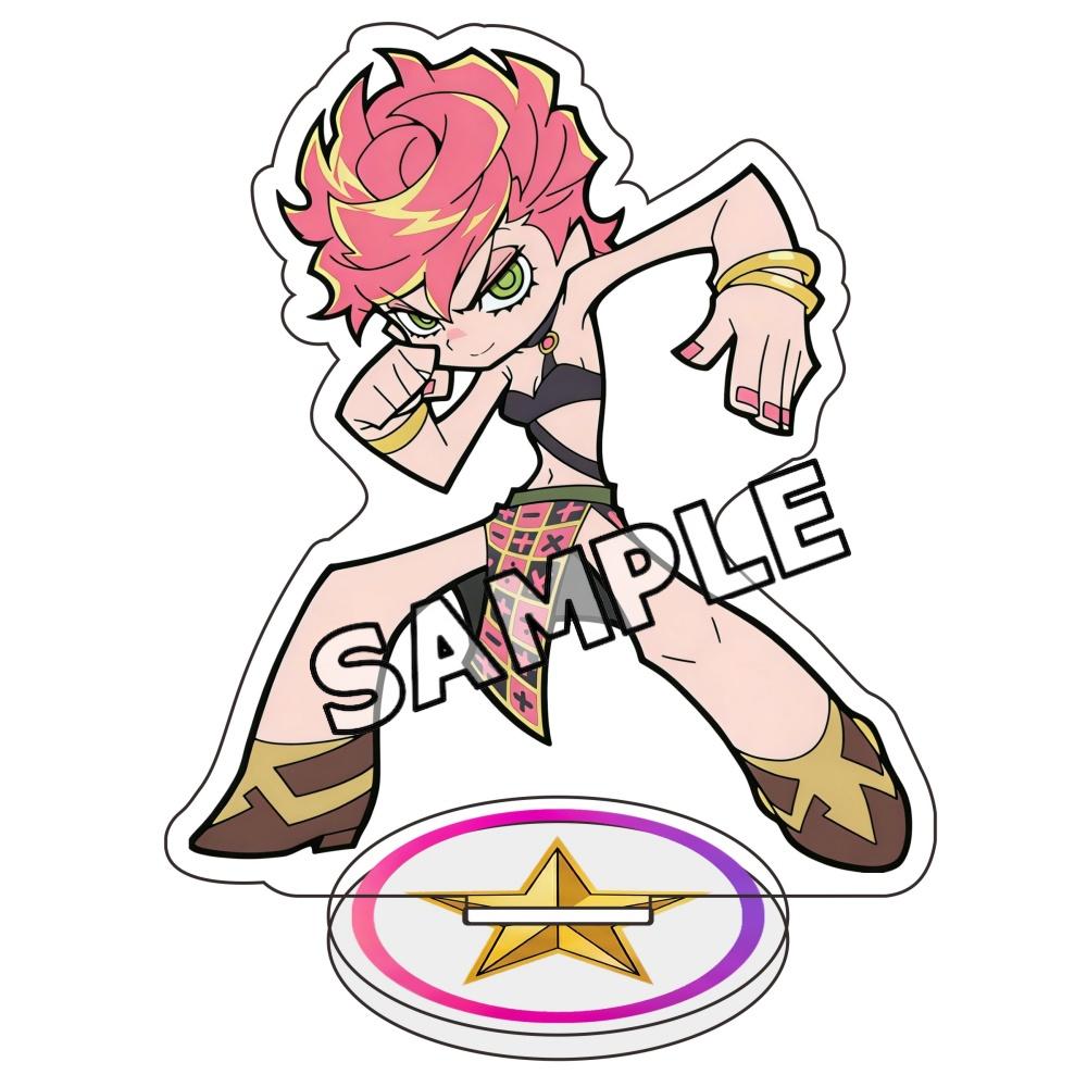 Anime JoJo's Bizarre Adventure Giorno Bruno Dio Acrylic Stand 10cm Figure key Cosplay Props Desktop Decor Birthday Gift