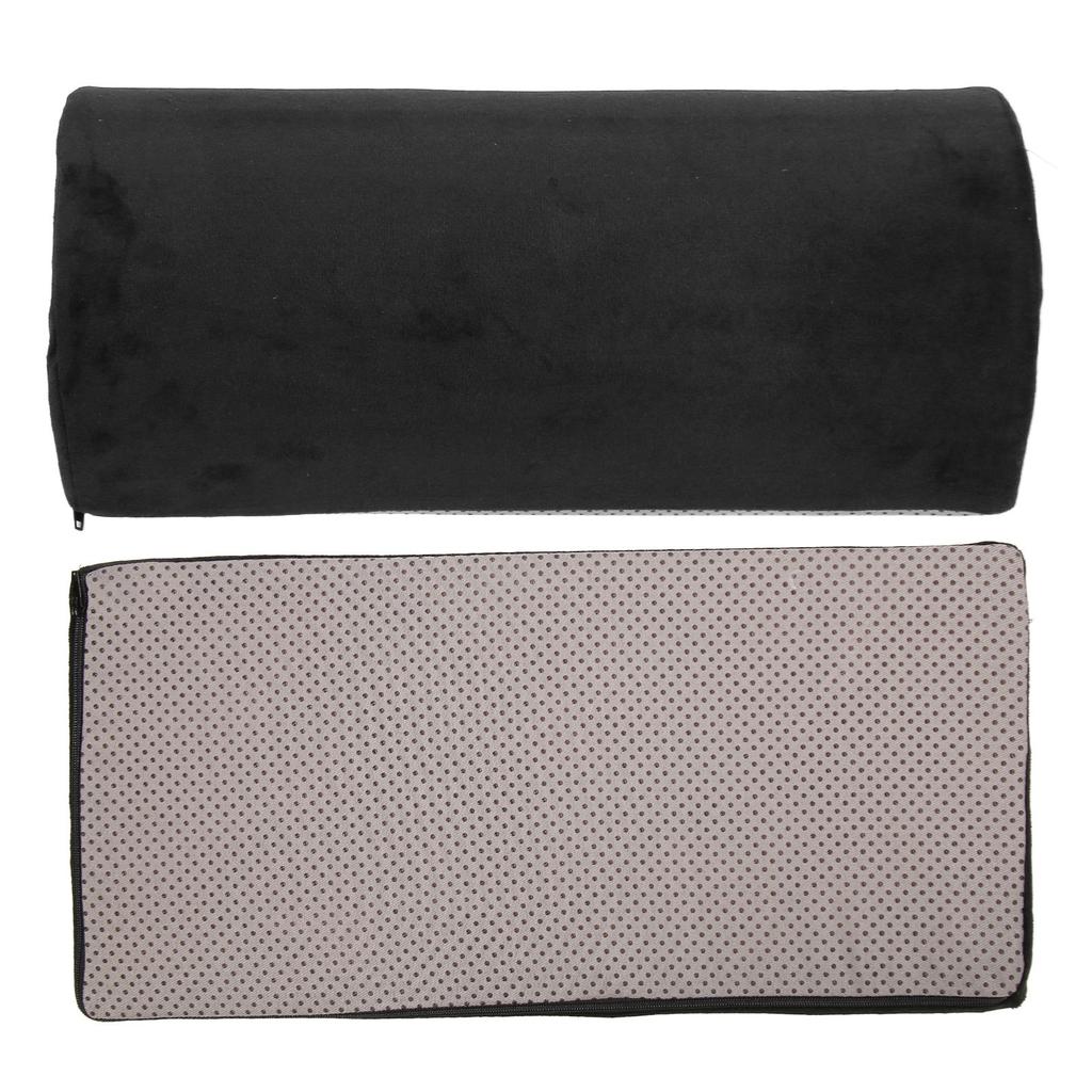 Half Moon Pillow Black Ankle Knee Neck Lumbar Support Cushion Elderly People Home Memory Foam Leg Elevation Pillow