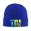Triathlon Print Casual Bonnet Hats Hip Hop Hats For Men Women Winter Keep Warm Skullies Beanies Caps Unisex Adult Bonnet Hats