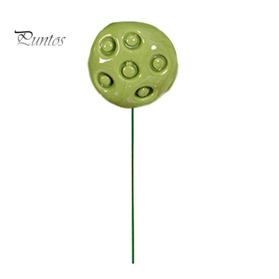 Ceramic Flower with Stem Realistic Handcrafted Artificial Home Colorful Blossom Decoration Office Living Room Vase Fake Simulation Decor