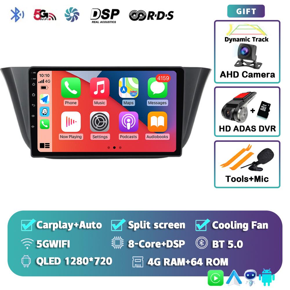 Android 14 Carplay Auto For Iveco Daily 2013 - 2018 2019 2020 2021 Car Radio Multimedia Player Stereo WiFi+4G BT 360 Camera DPS