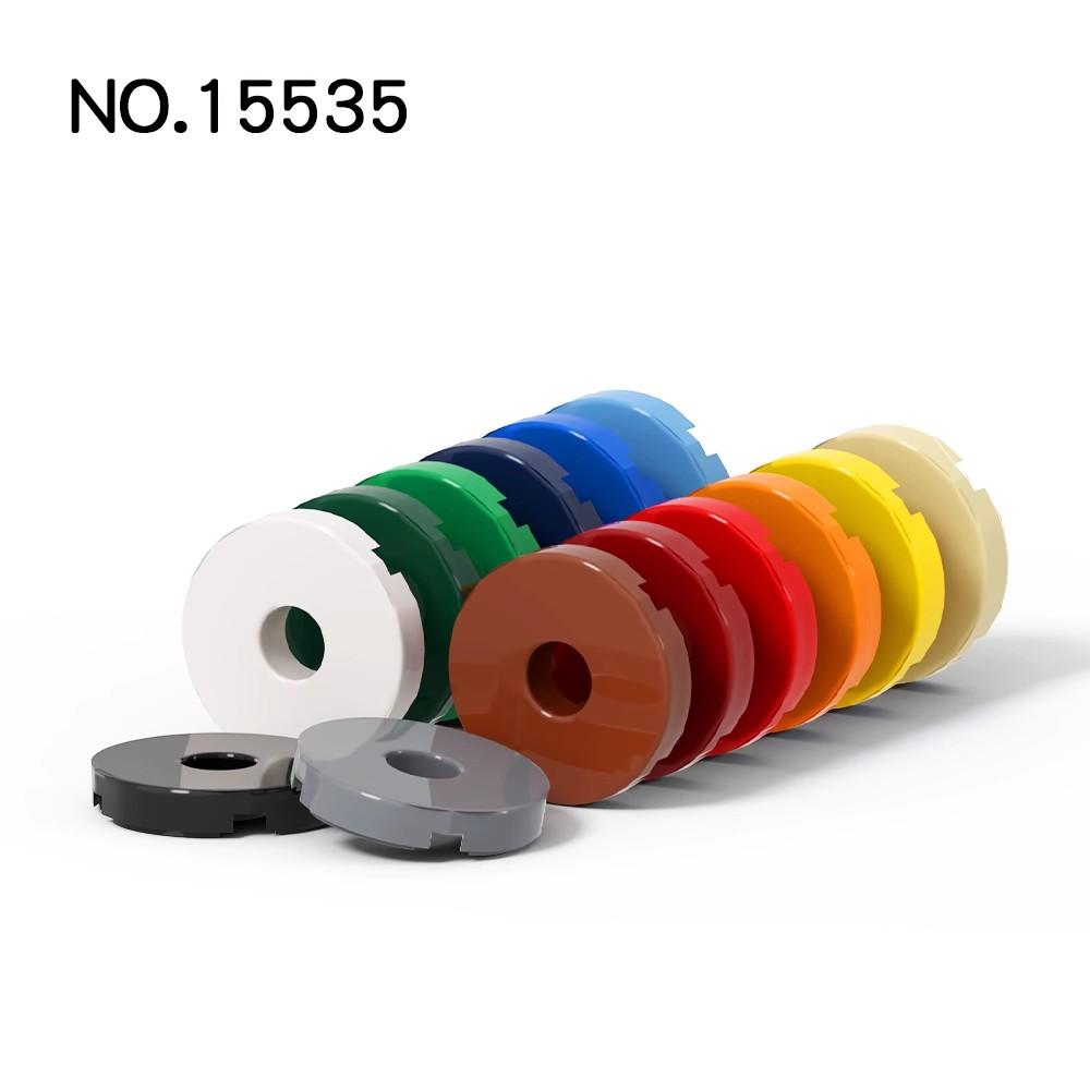 50pcs MOC Works With Assembles Particles 15535 Tile Round 2 x 2 featuring Hole Construction Bricks Parts DO IT YOURSELF Parts Playthings Learning Tech
