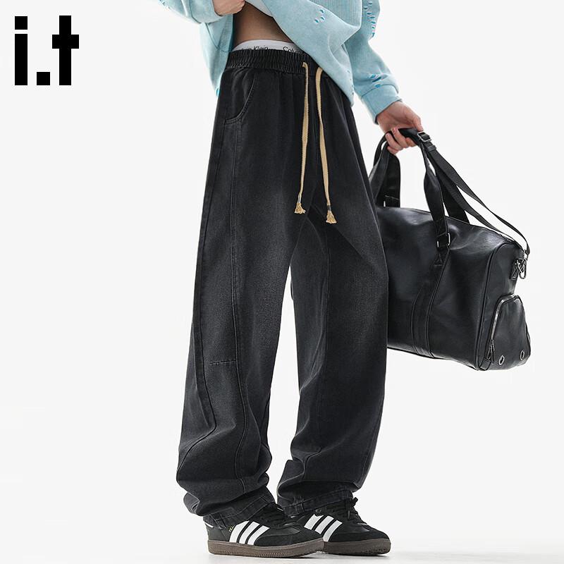 

Fingercroxxit Men s American Style Loose Fit Curved Jeans 2XL