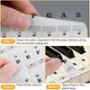 Piano Keyboard Stickers, Transparent Removable Piano Key Labels Stickers Notes Guide for 88/76/61/54/49 Keys Beginners and Kids Learning Piano