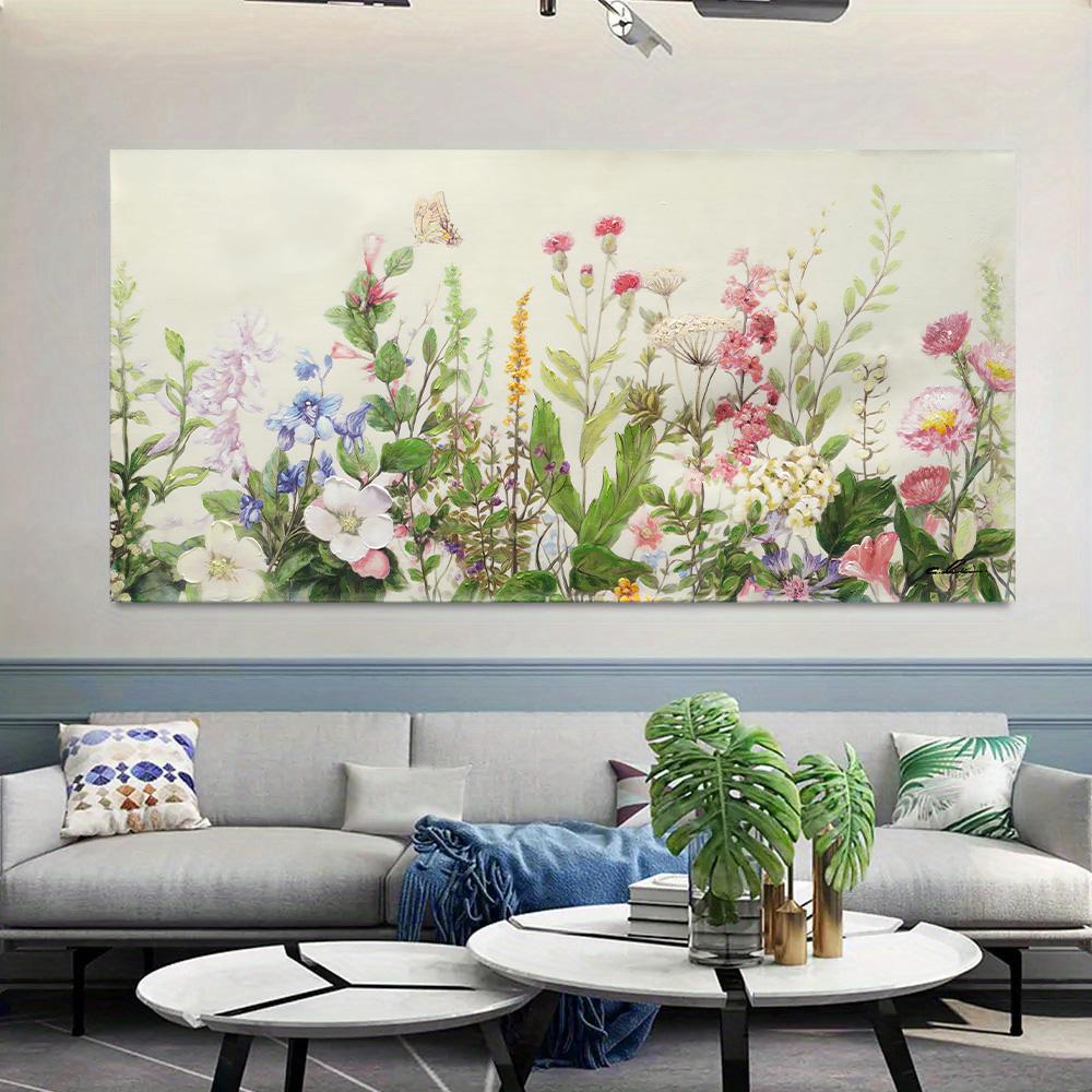 Watercolor Green Plant Leaves Wall Art Posters Prints Canvas Painting Canvas Wall Art Wall Pictures