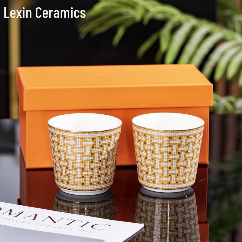 Exquisite European Bone China Mug - Elegant Teacup for Afternoon Tea, High-Value Teahouse Black Tea Cup, Perfect Gift.