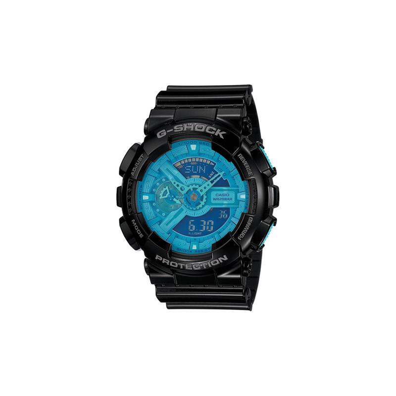 

Casio G-SHOCK Series YOUTH Series Fluorescent Blue Color Color Fashion and Dynamic Multifunctional Sports Waterproof Quartz Movement GA-110B-1A2PR синий
