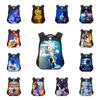 Sonic Cartoon Kids Backpack Durable Polyester Material 20-35l Capacity Zipper Closure Cushioned Shoulder Straps 44*30.5*16cm