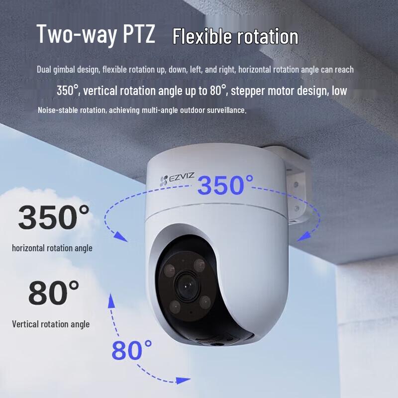 EZVIZ H8C 3MP Outdoor Wi-Fi Pan-Tilt Camera (CN Version)