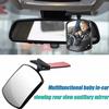Wide-angle Mirror Baby Safety Mirror 360 Degree Adjustable Back Seat Mirror  Baby Monitoring