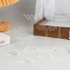 3Pcs/set Clear Acrylic Earring Display Stand Transparent Stud Dangle Earrings Display Rack For Jewelry Showcase Organizer Holder