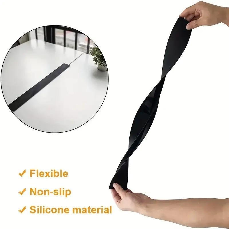Stove Counter Gap Strip Kitchen Silicone Heat Resistant Mat Gas Stove Protector Slit Cleaning Pad Oil Dust Seal Cooker Cover
