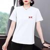 2026 Summer Women's Loose Short Sleeve Round Neck T-shirt - Plus Size, Slimming, Versatile, Simple Design