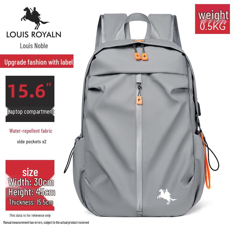 Men's Lightweight Large Capacity Travel and Laptop Backpack, Ideal for High School or College Students