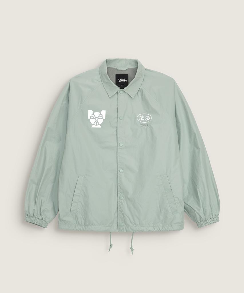 Vans Ed Davis Coach Jacket - Grey Olive / Vn000Vszemw1