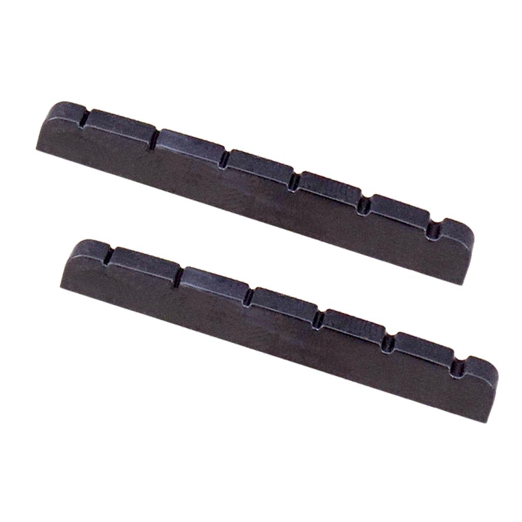 2pcs 6 String Electric Guitar Nut Saddle Bone Bridge Nut for Acoustic Folk Guitar Replacement Spare Part Guitar Accessories