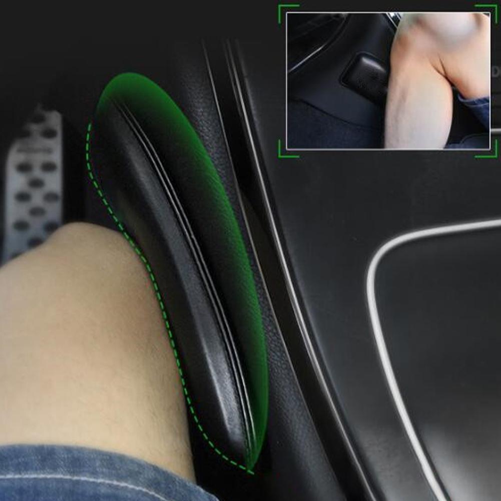 Door Central Console Side Protective Pad Leather Comfortable Memory Foam Leg Pad Thigh Support Memory Foam Thigh Support