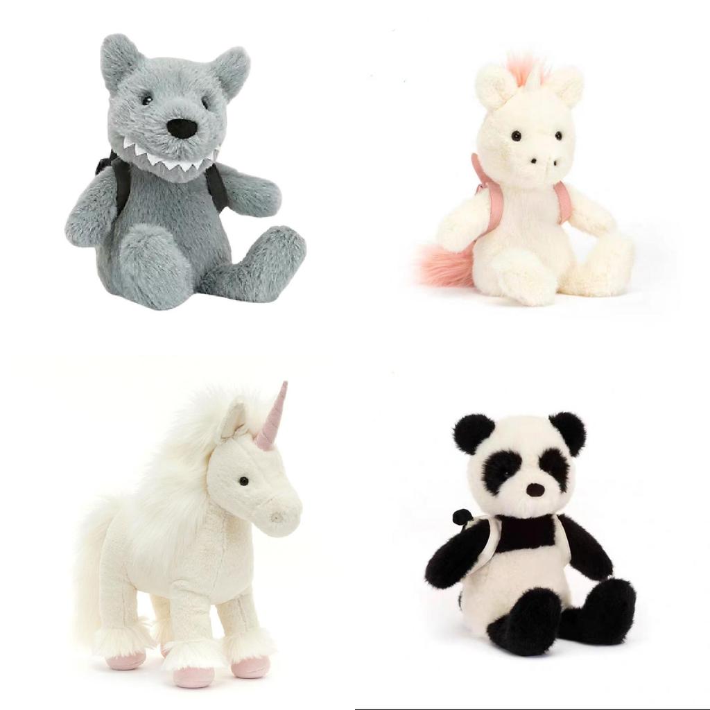 Jellycat Isadora Jednorožec Batoh Slon Dinosaurus Plyšová Hračka S Výplní Z Dutým Vláknem Pro Děti A Sběratele