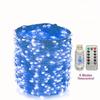 Remote USB Control Copper Wire Low Voltage Light String 10M20M30M 300Leds 8 Function Christmas Led Copper Wire Light String