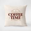 Coffee And Tea Cup Printed Throw Pillow Covers Cafe Tea Restaurant Decorative Pillowcases Sofa Cushion Covers Home Decoration