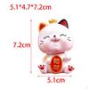 Cat Figurine Art Decorative Display Ornament Kitten Statue for Desk Chinese Year Gifts Car