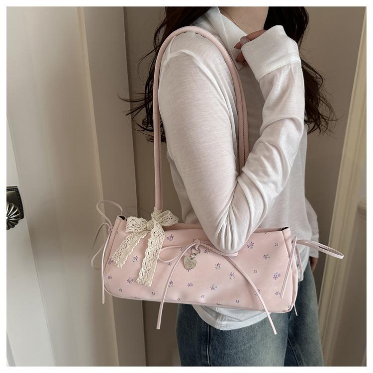 Nuova Borsa con Stampa di Nicchia Primavera Estate per Donne Versatile da Pendolare Borsa a Spalla Sottobraccio Borsa Fashion a Baguette