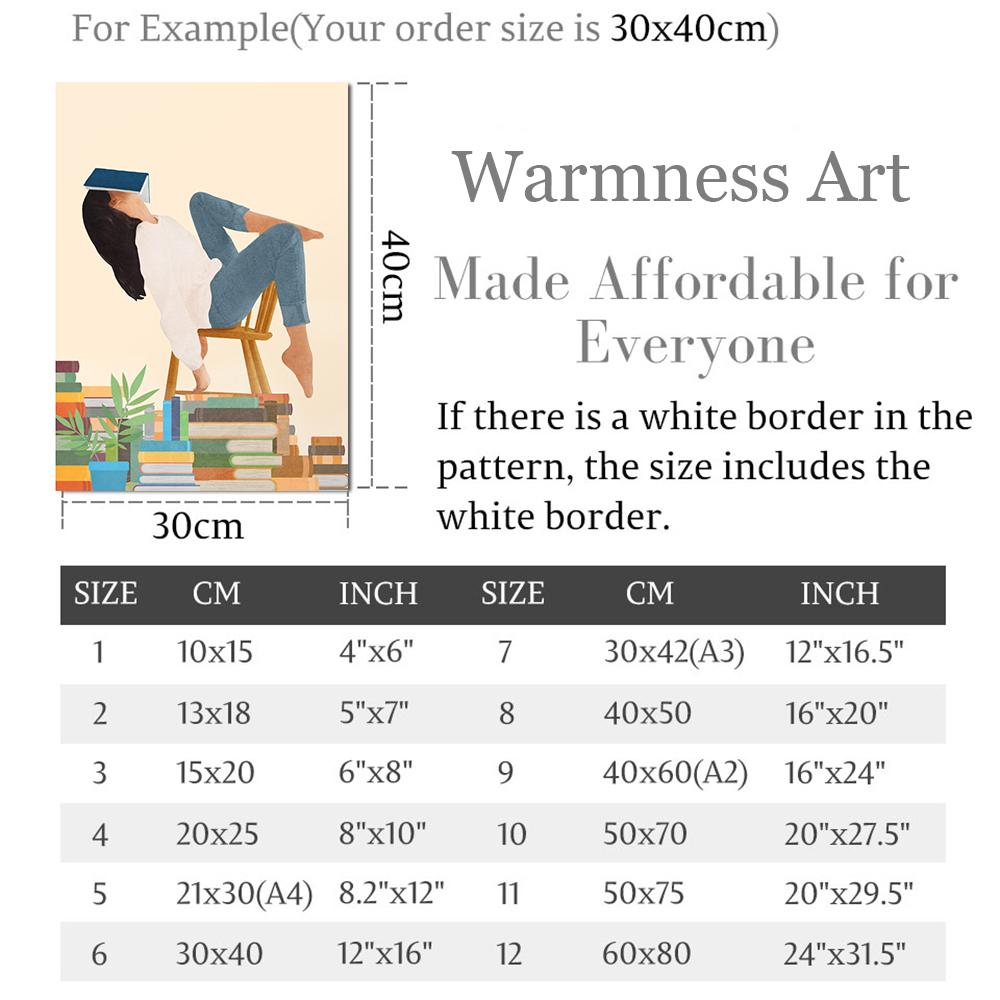 Lost In My Books Canvas Art Painting Morning Wine Poster and Print Summer Vacation Wall Art Pictures For Living Room Home Decor