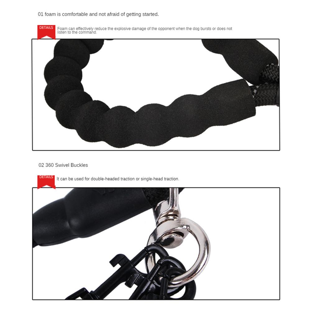 Pet Dog Leash Multiple Dog Types Traction And Wear-resistant 1 To 3 Leash Park Dog Walking Leash