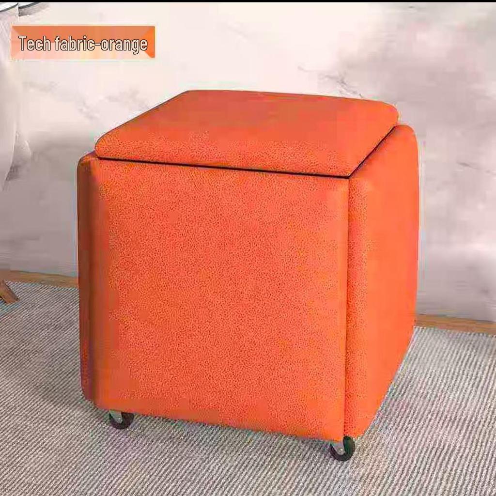 Multi-Functional Magic Cube: 5-in-1 Stool, Coffee Table, Storage for Living Room