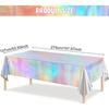137x274cm Glitter Aluminum Foil Tablecloth Wedding Birthday Party Decorations Baby Shower Rectangular Waterproof Tablecloth