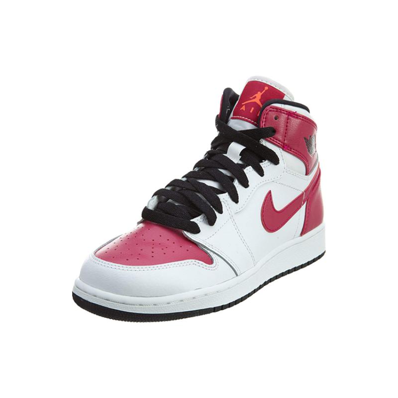 Jordan 1 Retro White Sport Fuchsia GS Jordan 332148-108
