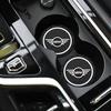 Bmw Mini Araç-Stil İçin PVC Araç Kaymaz Bardak Altlığı Mat Su Bardağı Pedleri Mini Cooper One S JCW R55 R56 R60 F55 F56 Countryman Aut İçin