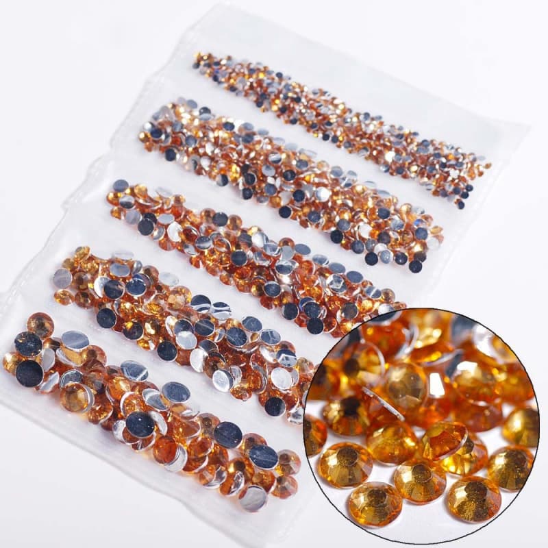 Jewelry Mobile Phone Rhinestone 1000PC Manicure 2-6mm DIY Resin 5-Piece Bag Beauty Rhinestone
