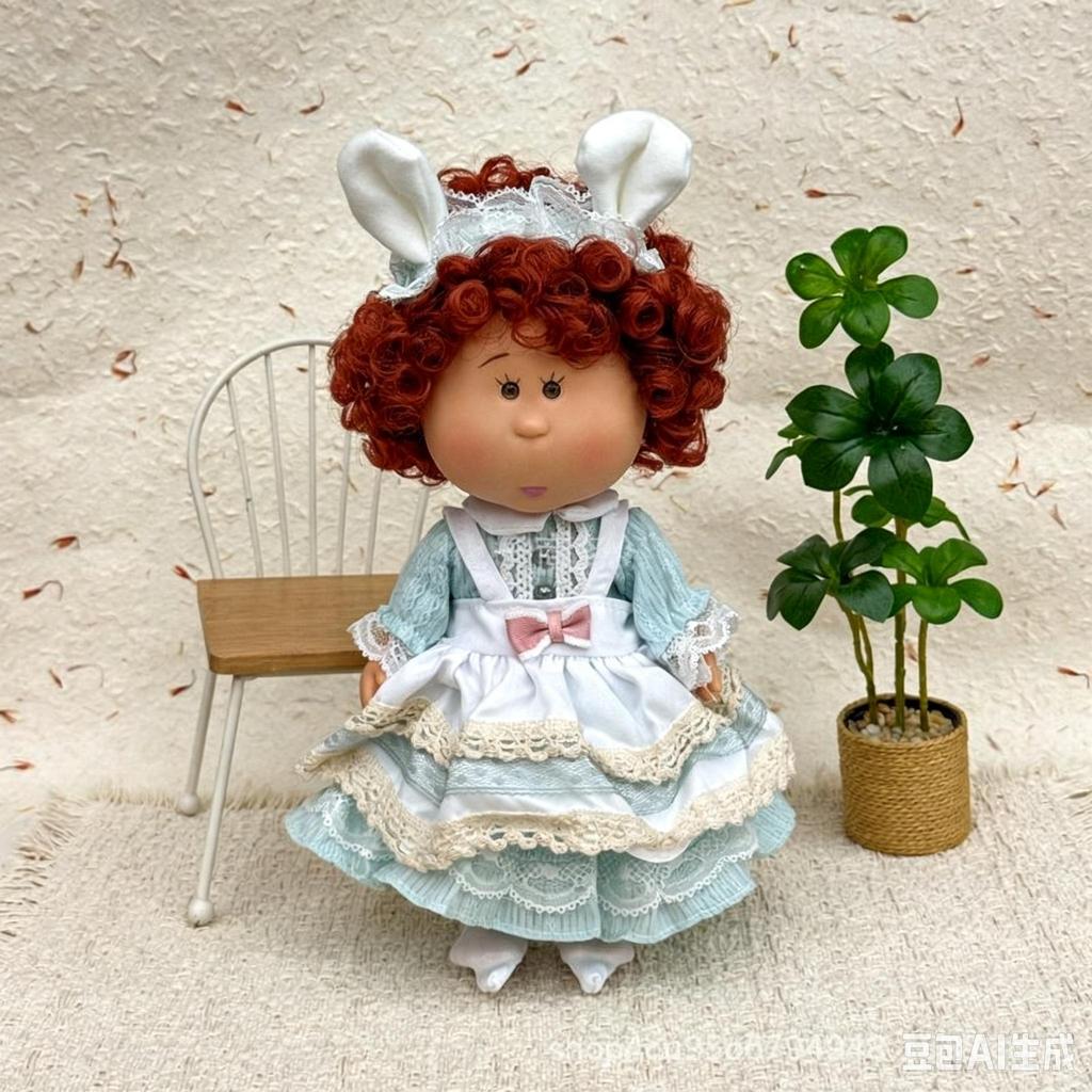 Spanish Mia Potato 24 cm dress-up doll set with a plush outfit