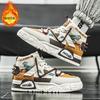 New Mid-top Velvet Thickened Cold-proof and Warm Cotton Shoes, Light and Comfortable Soft-soled Cushioning Casual Board Shoes