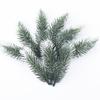 30/60Pcs Artificial Plants Plastic Pine Needles Snowflake Christmas Atmosphere Decor Home Living Room Gift Box Fillers Ornaments