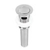 Push Bounce Drain Stopper Stainless Steel Sink Stopper Modern Sink Drain  Bathroom Sink