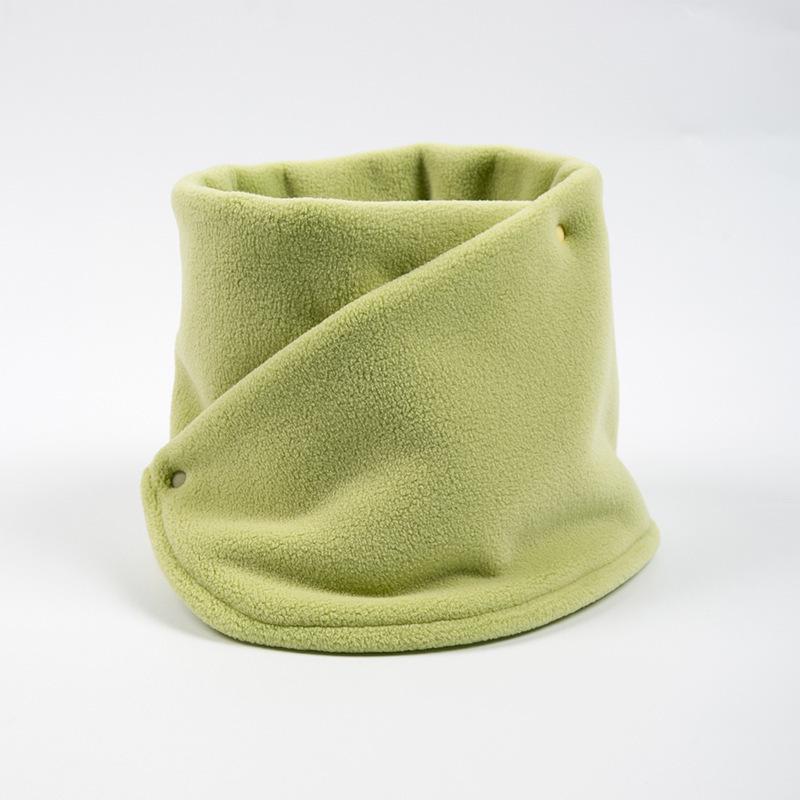 Winter Scarf for Kids: Warm Fleece Snap Neck Warmer & Protector