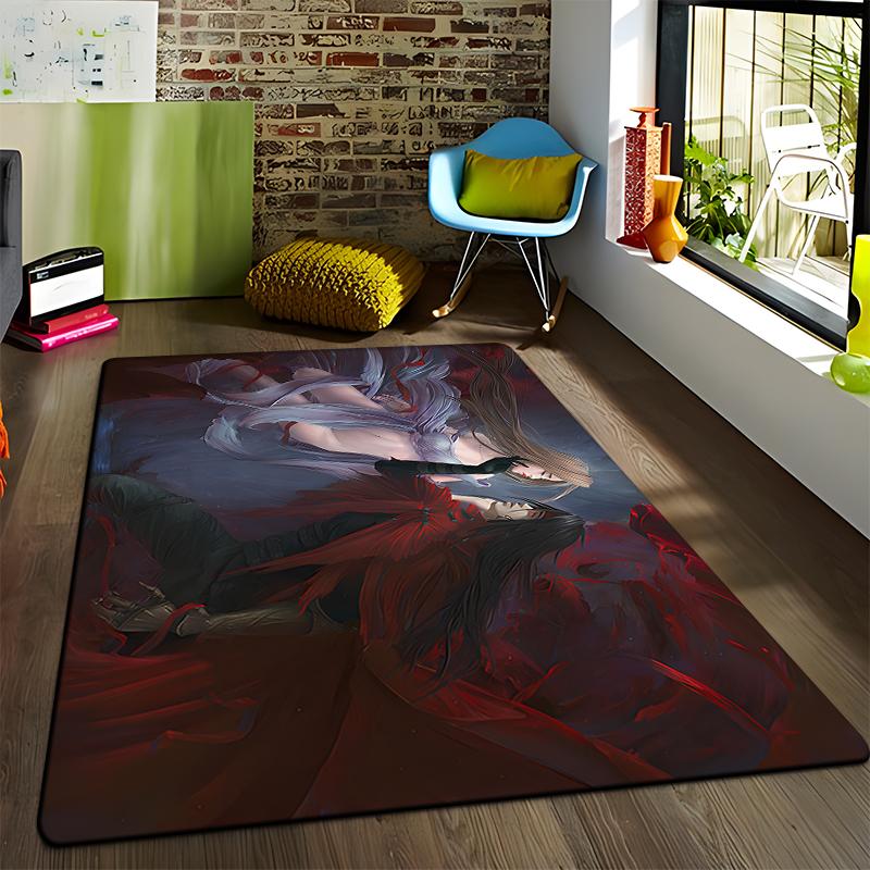 Final Fantasy Printed Carpet for Living Room Rugs Camping Stranger Things Picnic Mats Anti-Slip E-sports Rug Yoga Mat Fans Gift