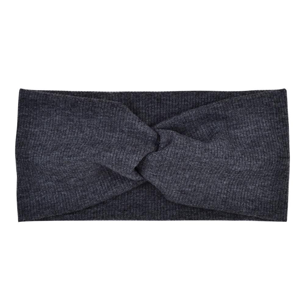 Large Size Baby Headband Girls Yoga Sport Kids Children Adult Women Bandage Solid Twisted Knotted Soft Hair Accessories Turban