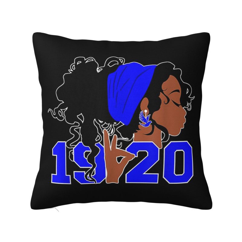 Nordischer Stil Zeta Phi Beta Kissenbezüge xcm Samt-Kissenhülle für Sofa Auto Quadratischer Kissenbezug Schlafzimmerdekoration