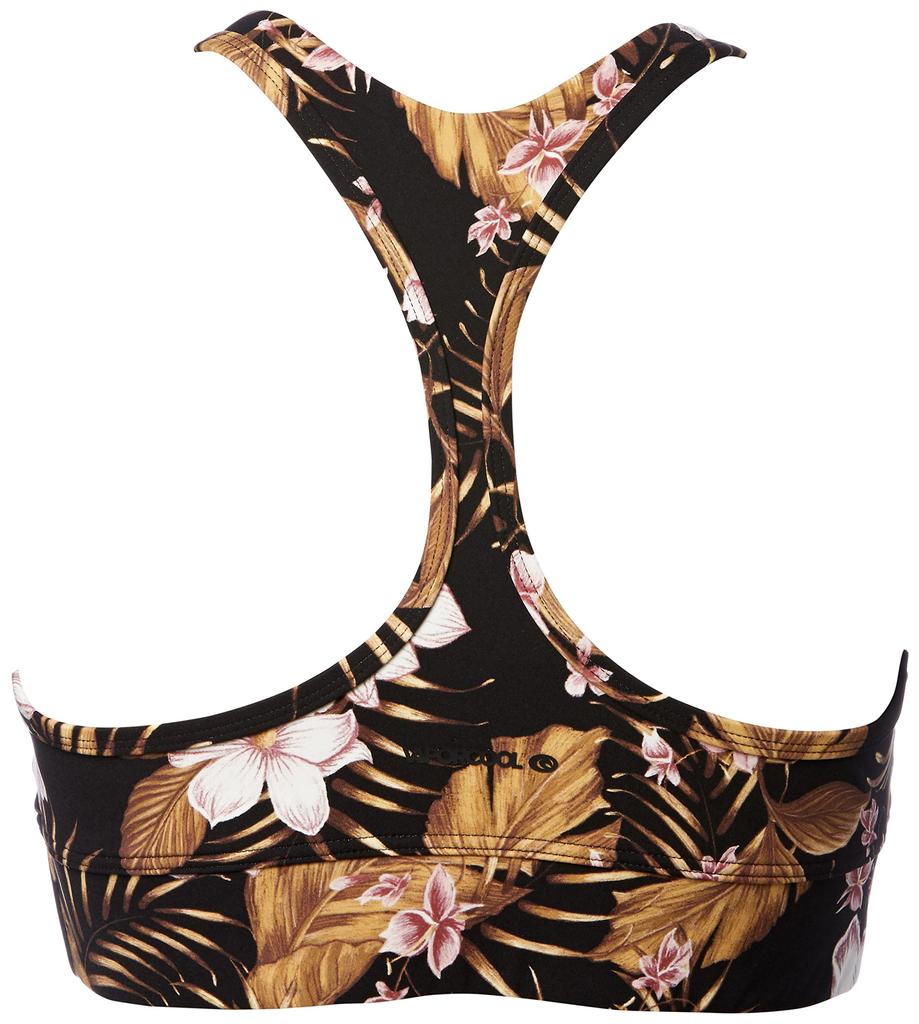 Rip Curl VaporCool CROP Bra Top and in Size Small Women's GTEOA9/PLAYABELLA (Moisture-Wicking, Quick-Drying, Antibacterial, Odor-Resistant) Black,