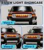 LED Grill Light for Toyota FJ Cruiser 2007 2008-2014 Front