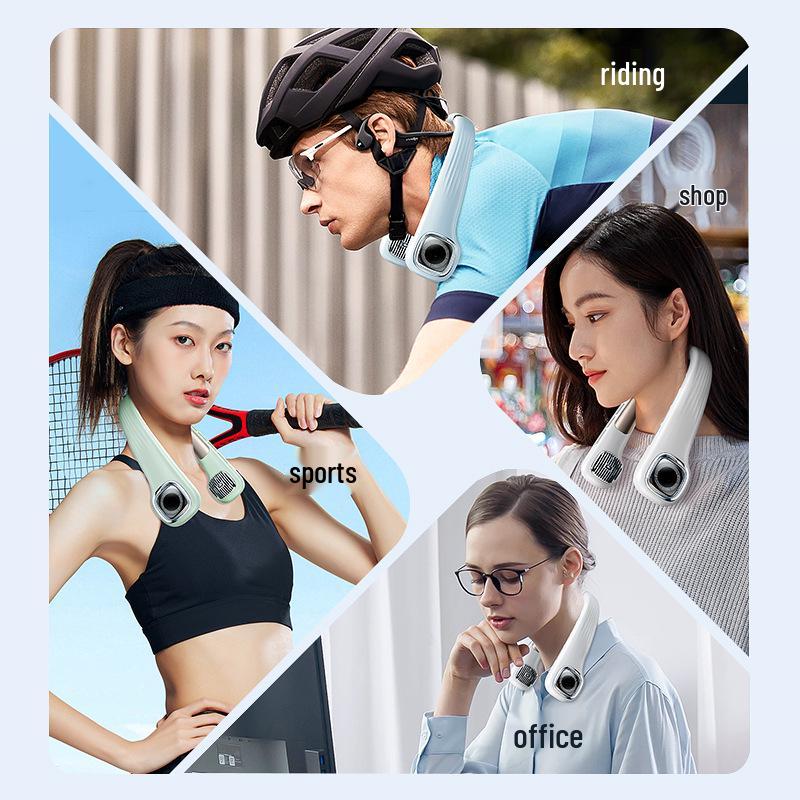 Portable Neck Fan | 5-Speed Quiet Design | USB Rechargeable | Long Battery Life | Stay Cool