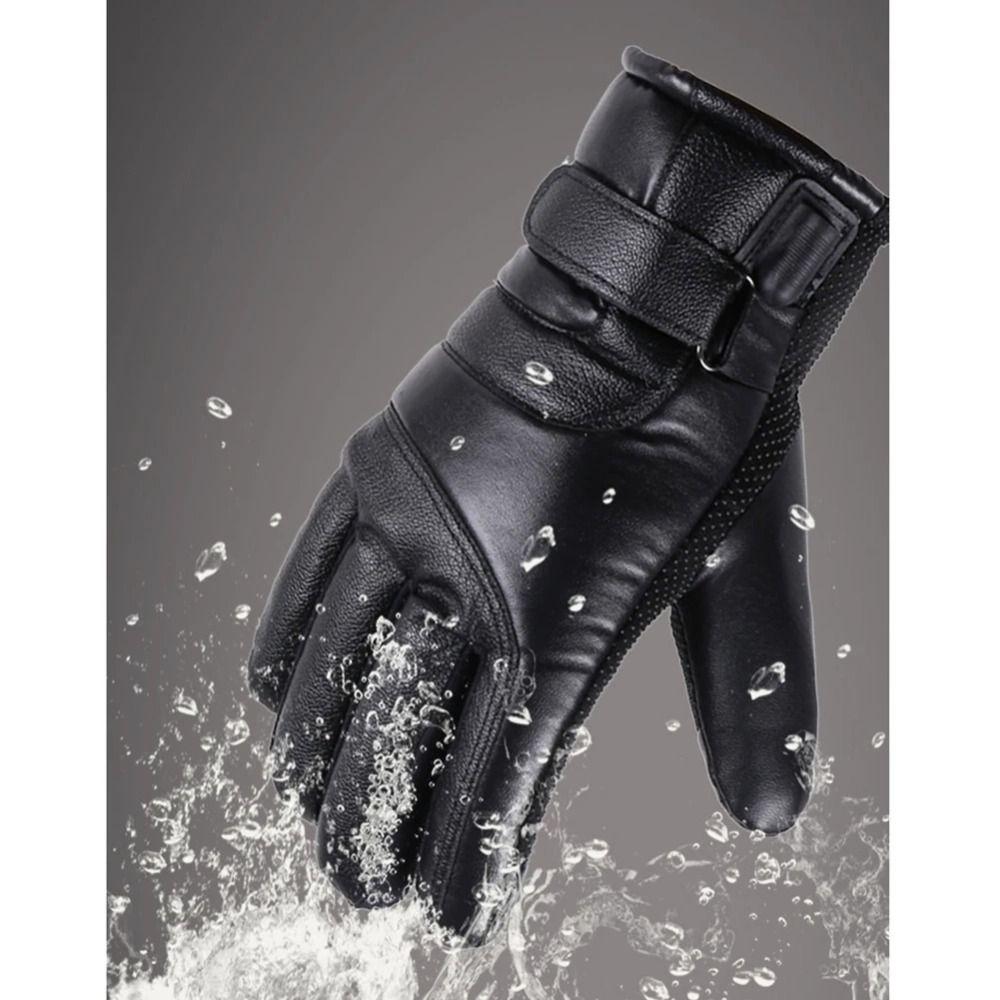 Waterproof USB Heated Gloves Full Finger Electric Heated Gloves Outdoor Activities