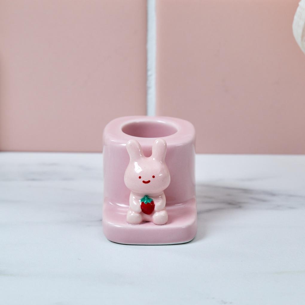 

Scrabbit Figure-Shaped Ceramic Toothbrush Holder_BA4524031