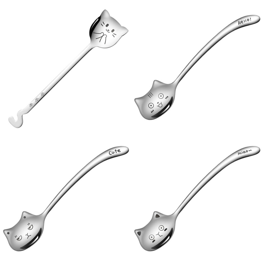 Lovely Coffee Stainless Steel Tableware Tea Spoon Stir Bar Spoon Stirring Spoon