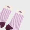 STRIPED SOCKS (PLUM)