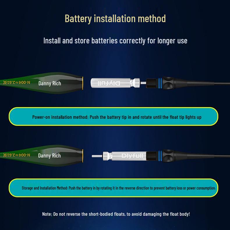 Genuine Denifou CR425 Luminous Float Battery for Electronic Floats